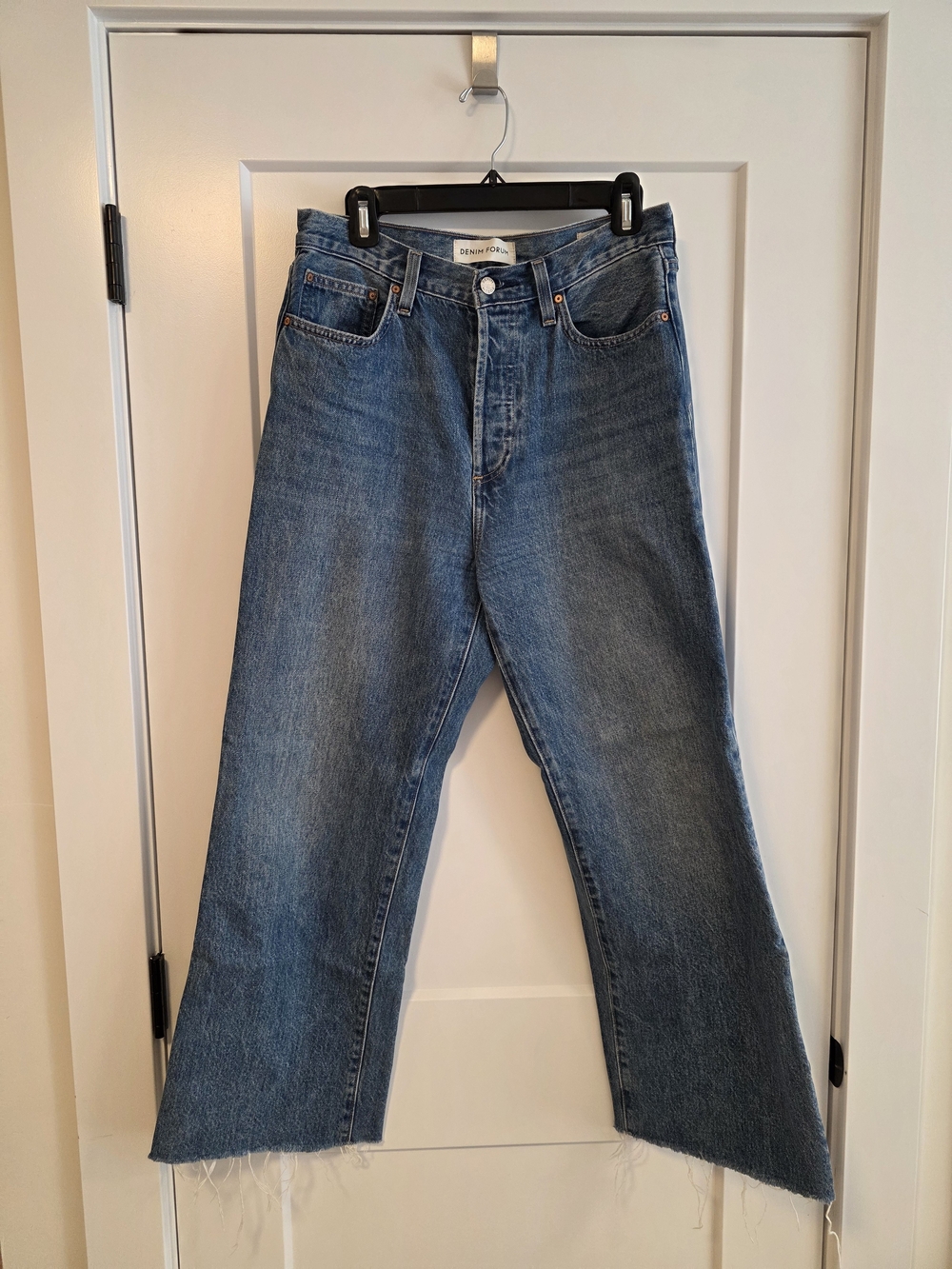 Denim Forum Farrah Wide Leg Jeans